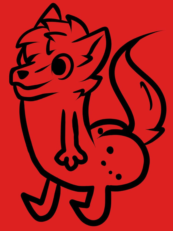 furry butt meme Fitted Scoop T-Shirt - Image 14