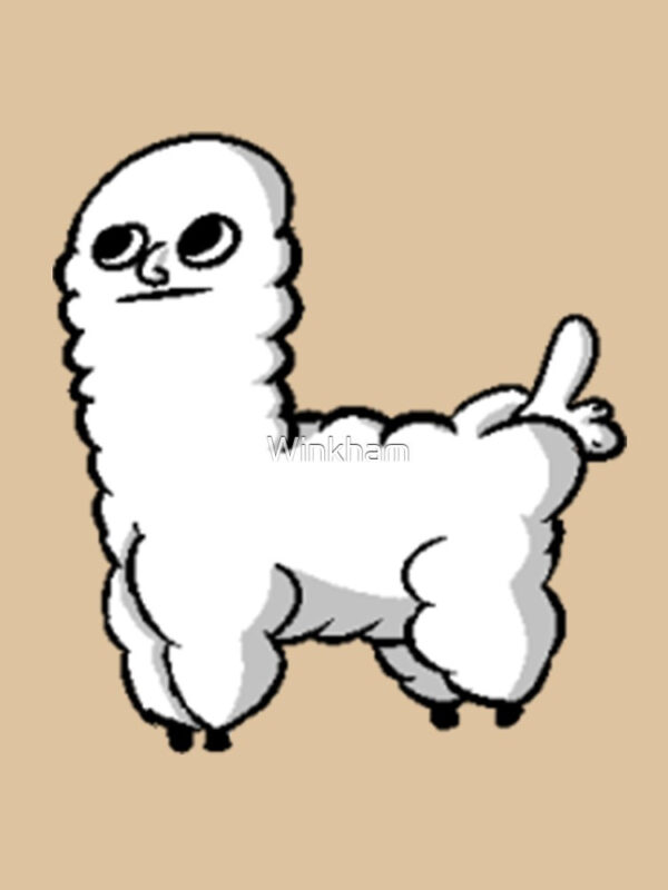 Sheep Dickbutt Meme Pullover Hoodie - Image 29