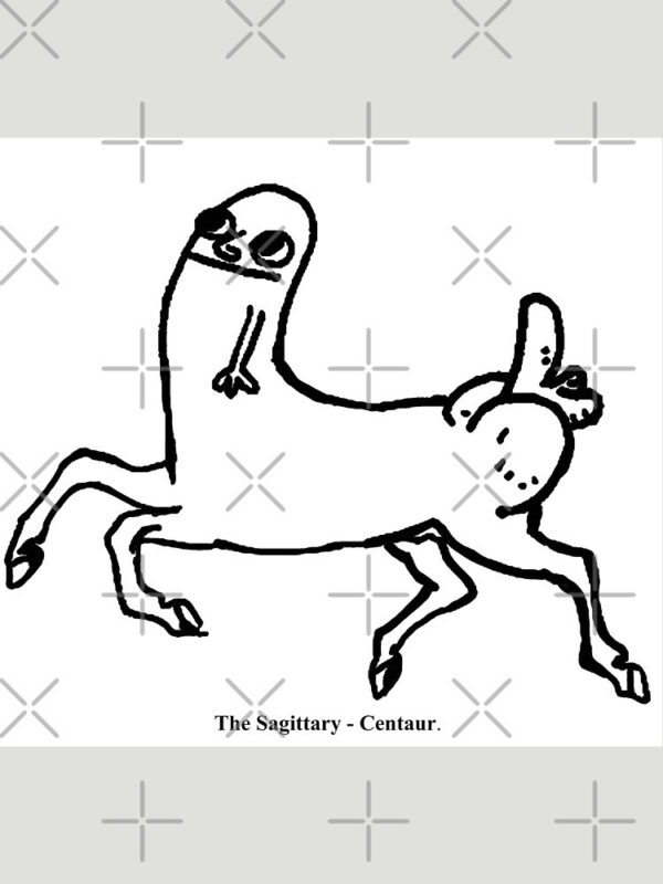 Dickbutt Centaur Fitted T-Shirt - Image 38