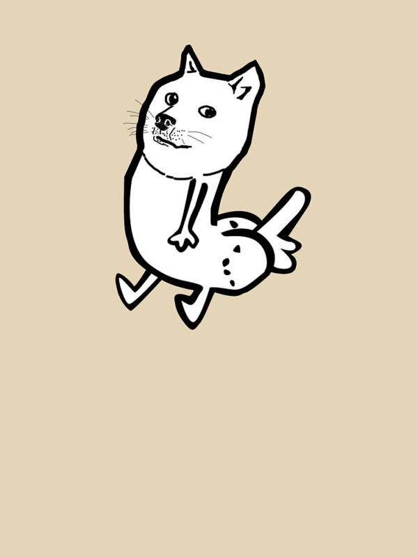 Doge Dickbutt Oversized T-Shirt - Image 14