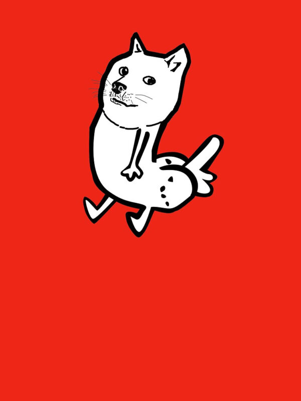 Doge Dickbutt Oversized T-Shirt - Image 17