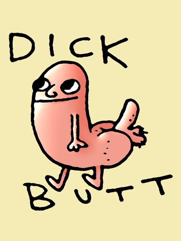 Dick butt Boxy T-Shirt - Image 17