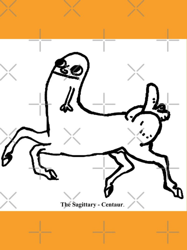 Dickbutt Centaur Fitted T-Shirt - Image 44