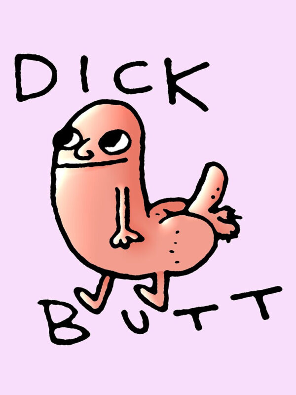 Dick butt Boxy T-Shirt - Image 14