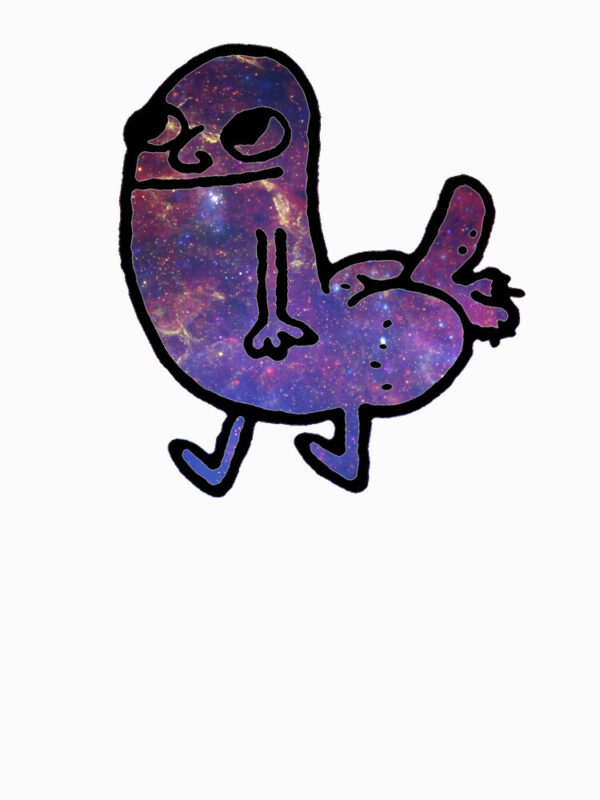 galaxy dickbutt Classic T-Shirt - Image 5