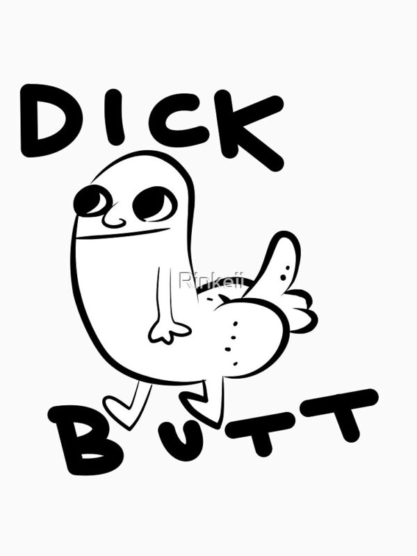 Dickbutt V-Neck T-Shirt - Image 5