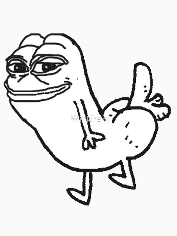 Pepe Dickbutt Classic T-Shirt - Image 5