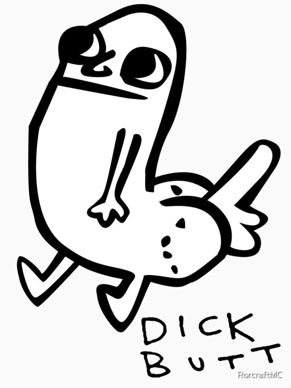 Dickbutt Essential T-Shirt - Image 5