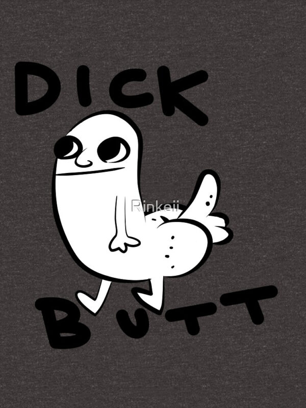 Dickbutt V-Neck T-Shirt - Image 8