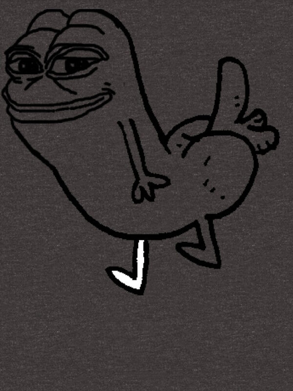 Pepe Dickbutt Essential T-Shirt - Image 8
