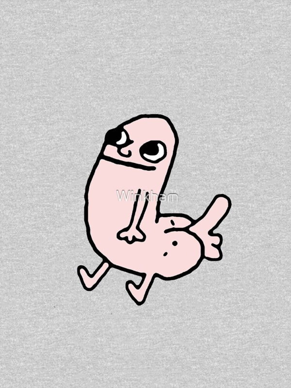 Pink DickButt Meme Pullover Hoodie - Image 14