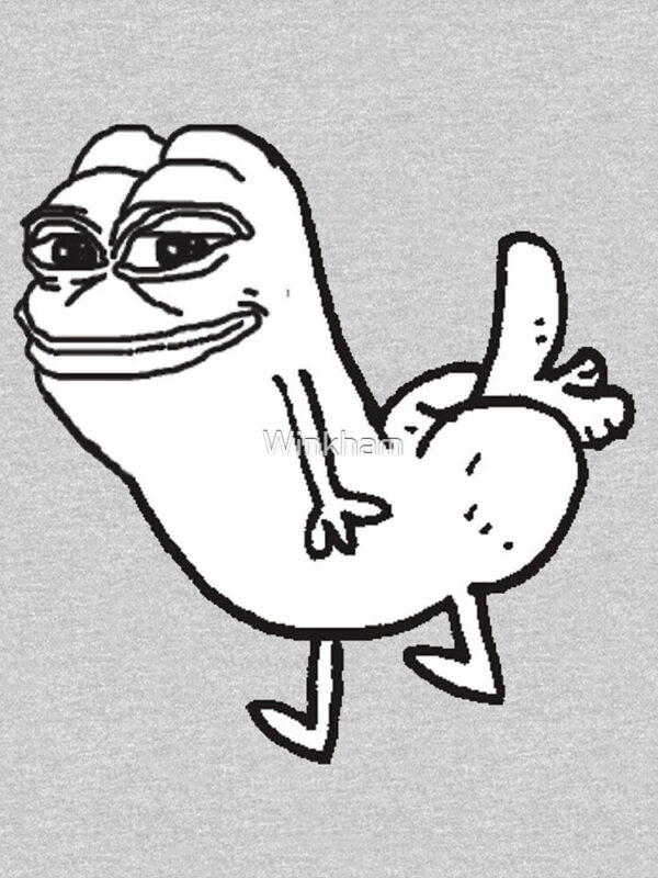 Pepe Dickbutt Classic T-Shirt - Image 8