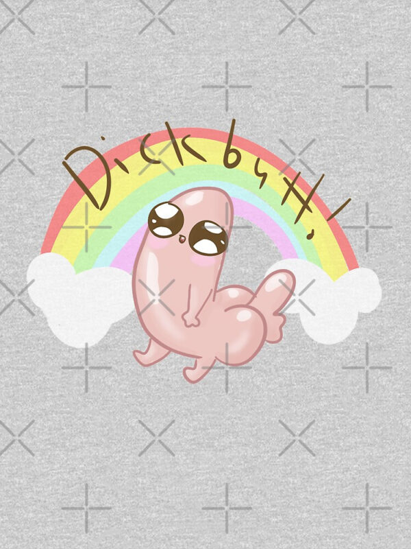 Dickbutt Fitted T-Shirt - Image 8