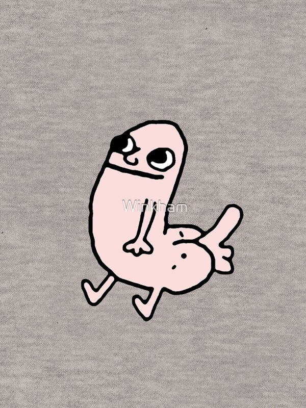 Pink DickButt Meme Pullover Sweatshirt - Image 11