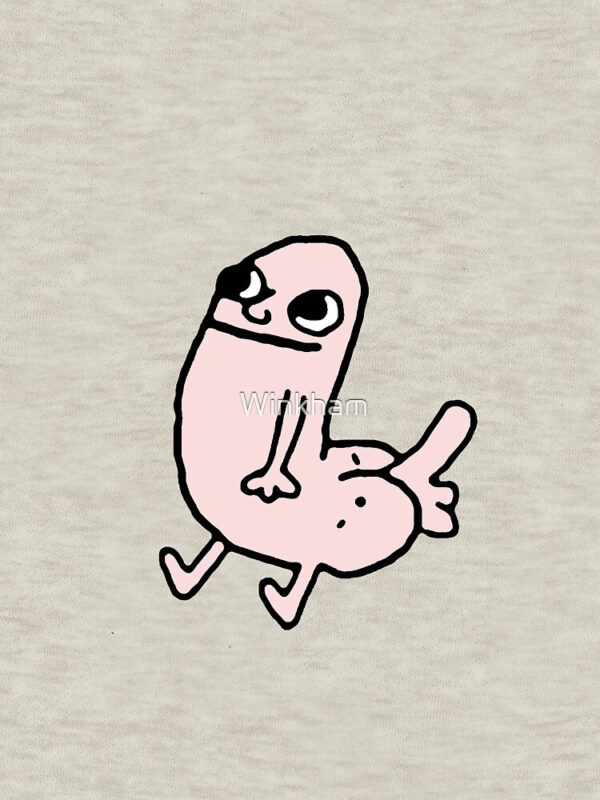 Pink DickButt Meme Pullover Hoodie - Image 17