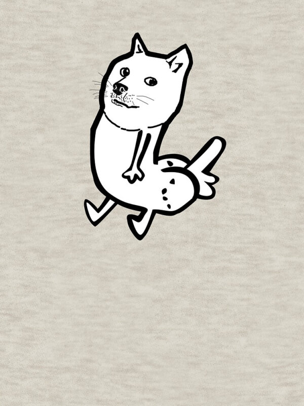 Doge Dickbutt Pullover Sweatshirt - Image 2