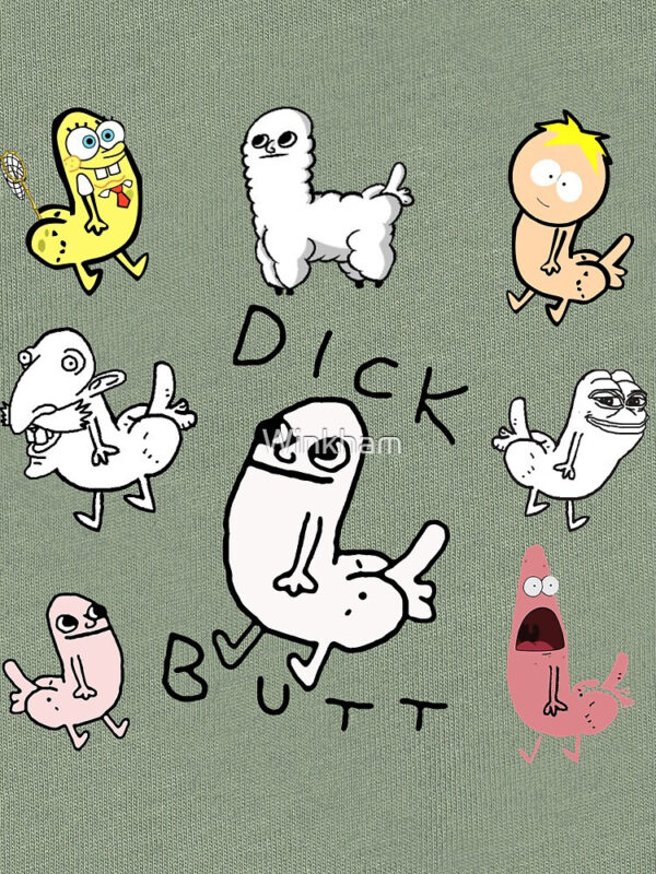 Dickbutt Meme Collection Tri-blend T-Shirt - Image 32