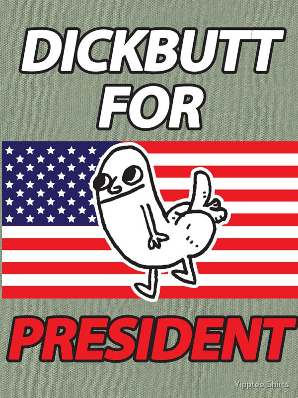 DickButt For President Tri-blend T-Shirt - Image 32