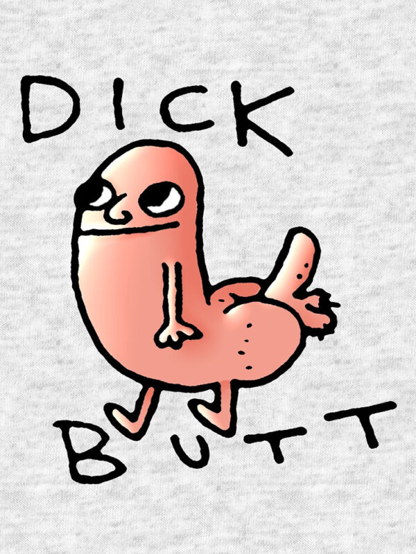 Dick butt Tri-blend T-Shirt - Image 8