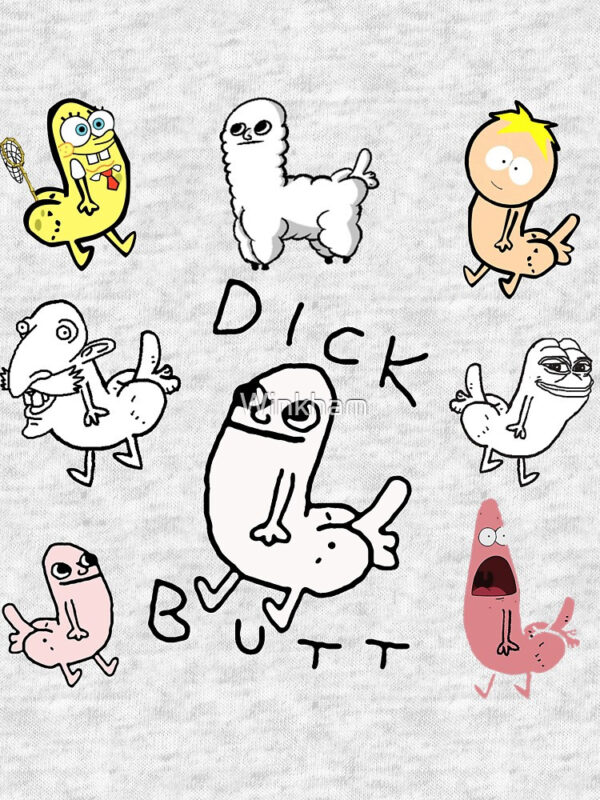 Dickbutt Meme Collection Tri-blend T-Shirt - Image 8