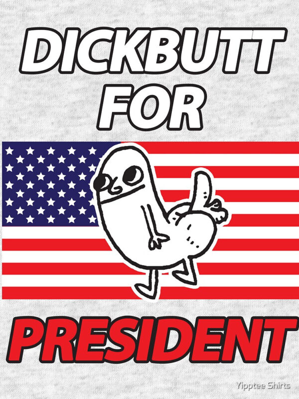 DickButt For President Tri-blend T-Shirt - Image 8