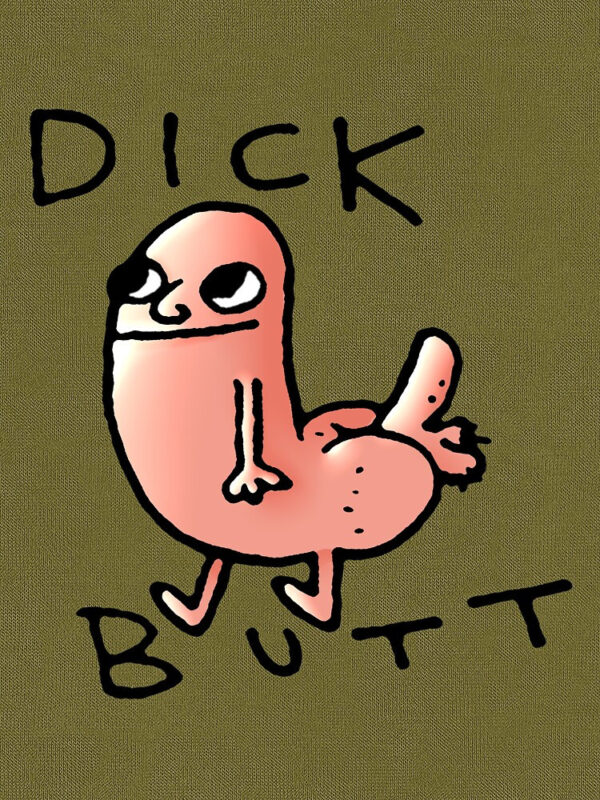 Dick butt Tri-blend T-Shirt - Image 29
