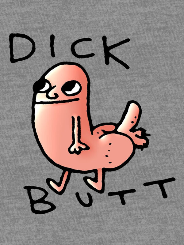 Dick butt Tri-blend T-Shirt - Image 5