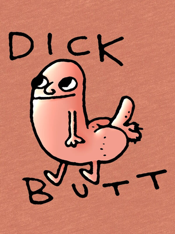 Dick butt Tri-blend T-Shirt - Image 23