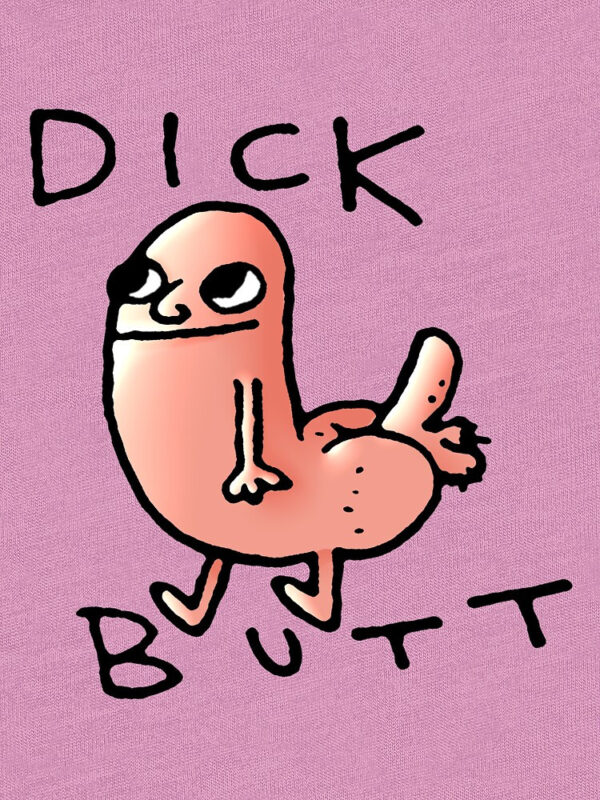 Dick butt Tri-blend T-Shirt - Image 14