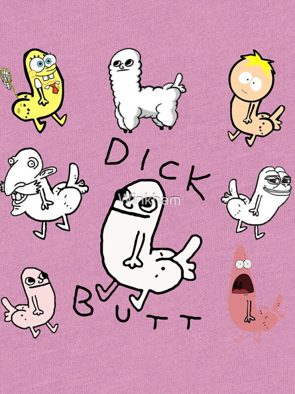 Dickbutt Meme Collection Tri-blend T-Shirt - Image 14