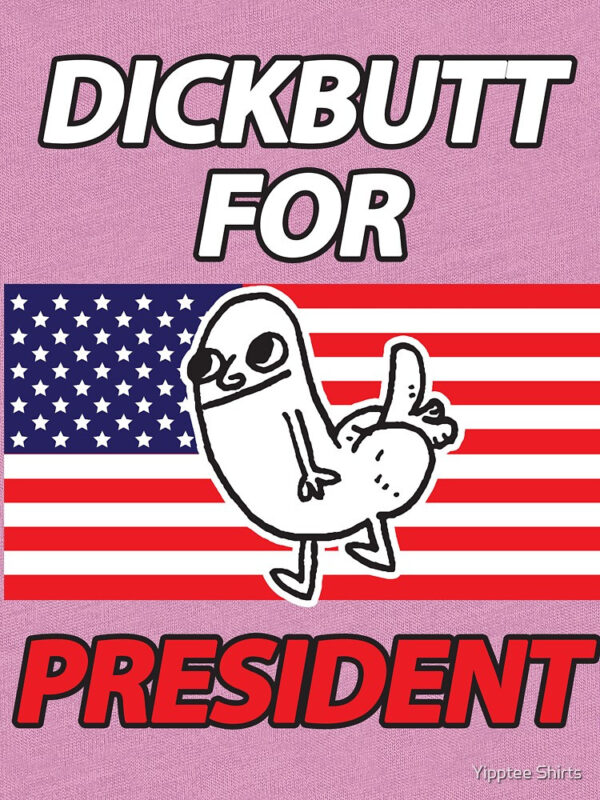 DickButt For President Tri-blend T-Shirt - Image 14