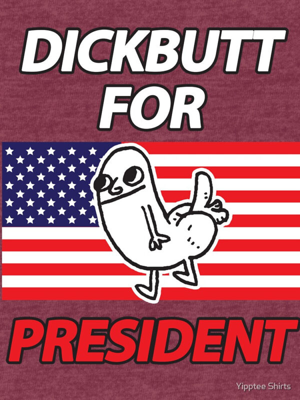 DickButt For President Tri-blend T-Shirt - Image 17