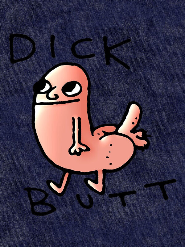 Dick butt Tri-blend T-Shirt - Image 35
