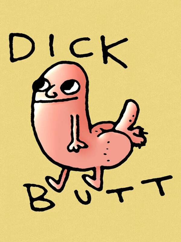 Dick butt Tri-blend T-Shirt - Image 26