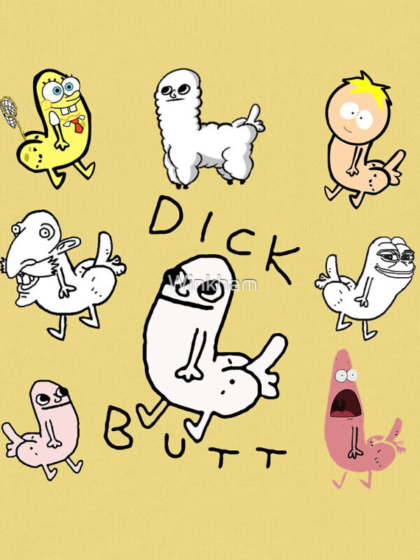 Dickbutt Meme Collection Tri-blend T-Shirt - Image 26