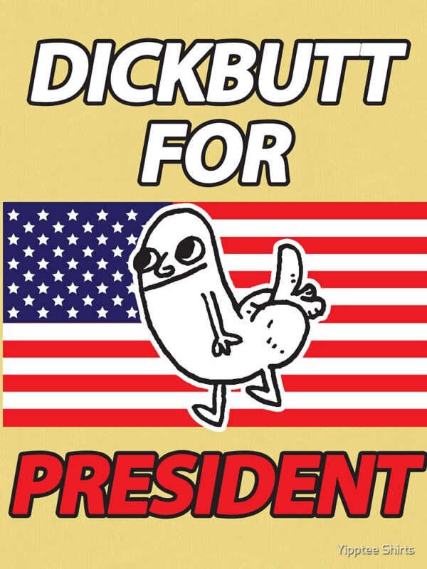 DickButt For President Tri-blend T-Shirt - Image 26
