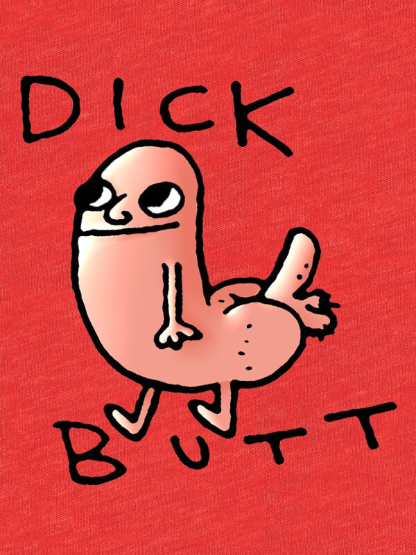 Dick butt Tri-blend T-Shirt - Image 20