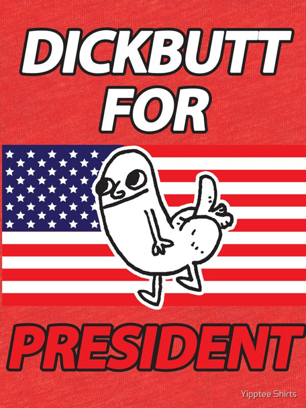 DickButt For President Tri-blend T-Shirt - Image 20
