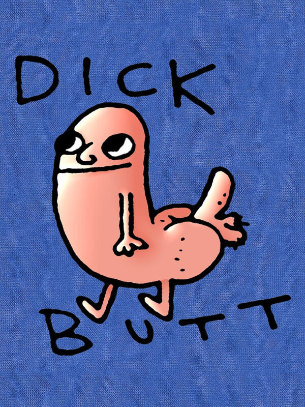 Dick butt Tri-blend T-Shirt - Image 41