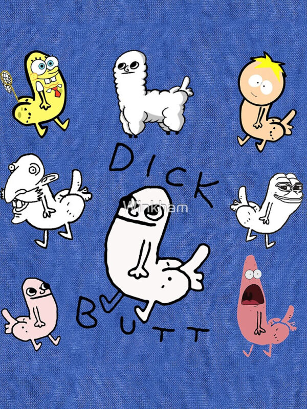 Dickbutt Meme Collection Tri-blend T-Shirt - Image 41