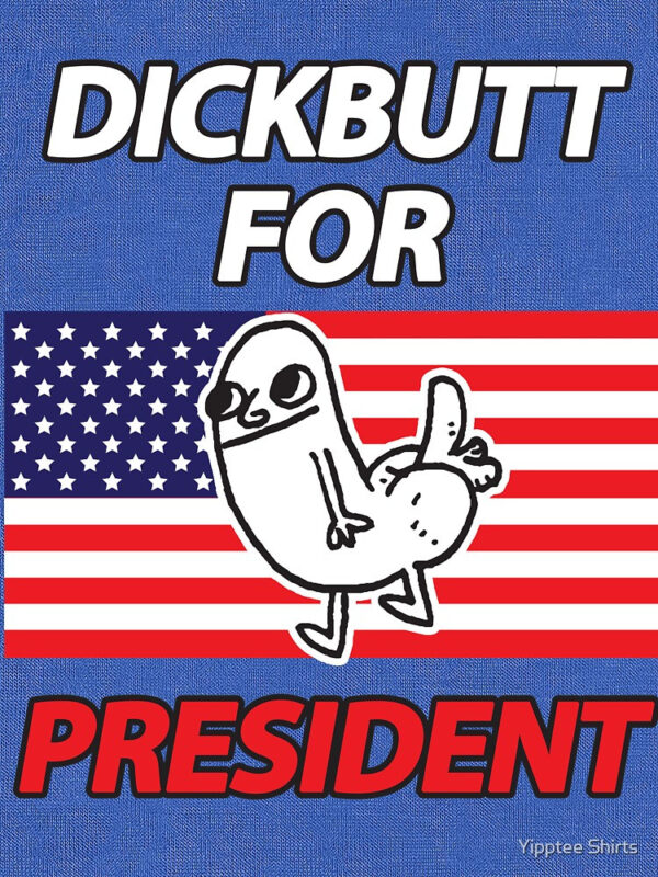 DickButt For President Tri-blend T-Shirt - Image 41