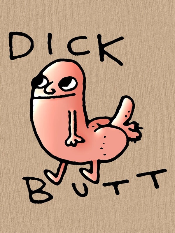 Dick butt Tri-blend T-Shirt - Image 11