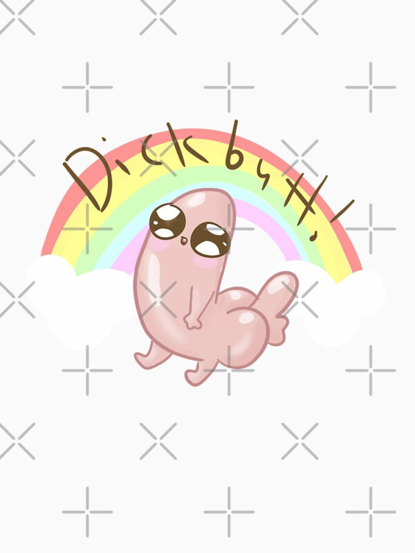 Dickbutt Fitted T-Shirt - Image 5