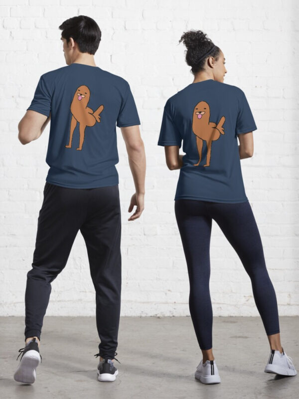 Gondola Dickbutt Active T-Shirt - Image 6