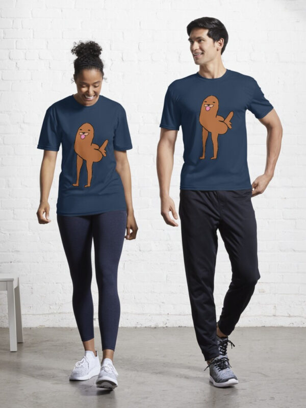 Gondola Dickbutt Active T-Shirt - Image 4