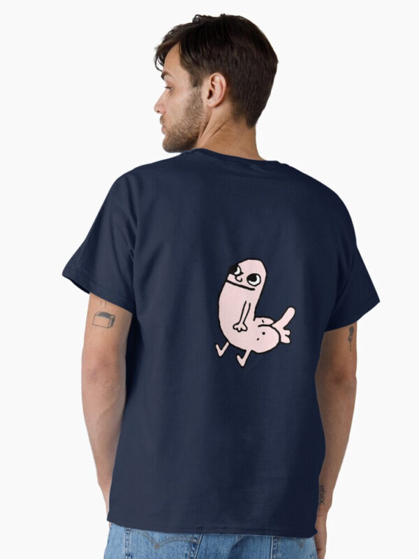 Pink DickButt Meme Classic T-Shirt - Image 12