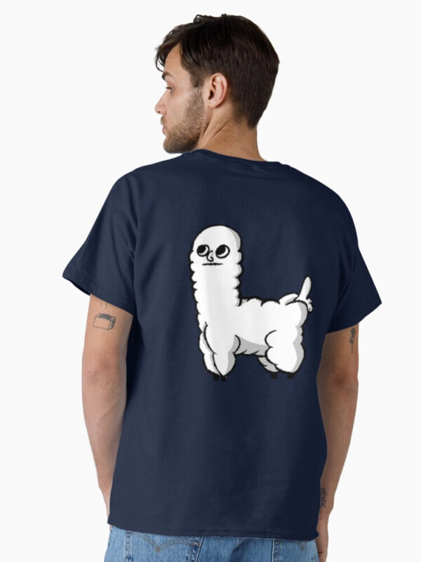 Sheep Dickbutt Meme Classic T-Shirt - Image 12