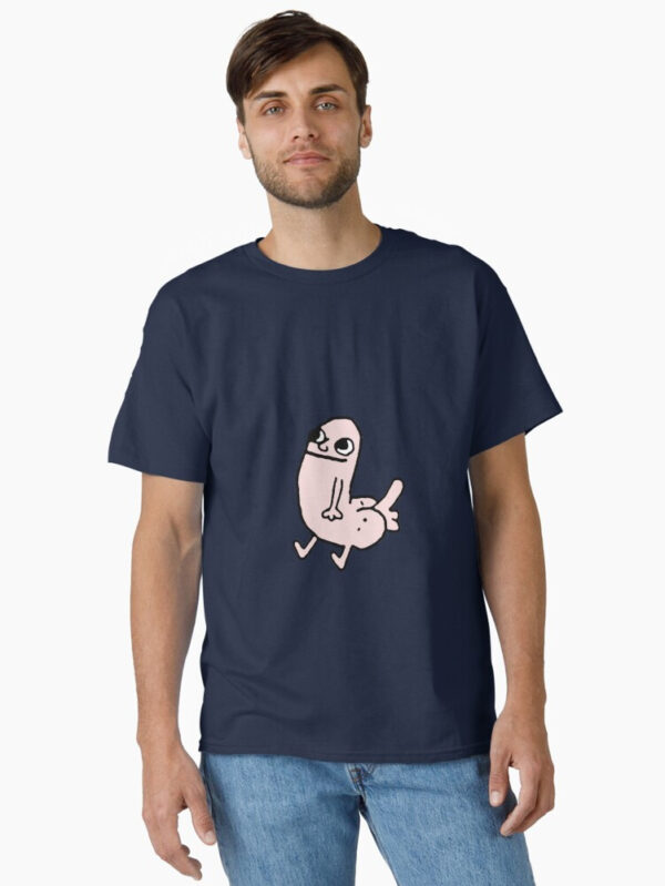 Pink DickButt Meme Classic T-Shirt - Image 10