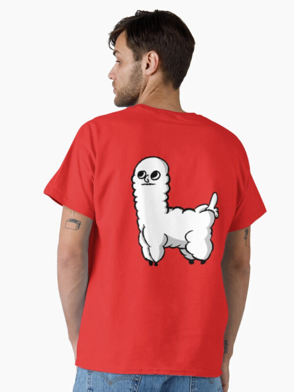 Sheep Dickbutt Meme Classic T-Shirt - Image 18