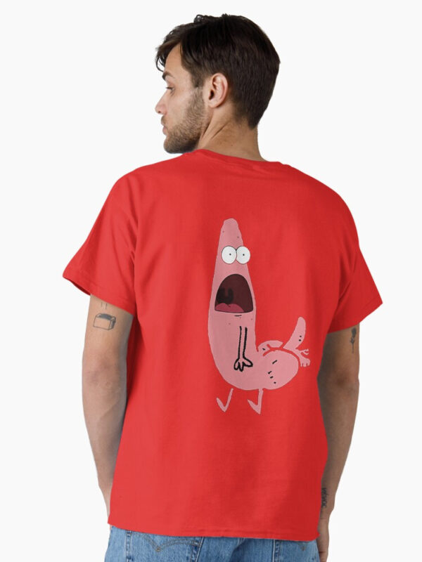 Patrick Dickbutt Classic T-Shirt - Image 18